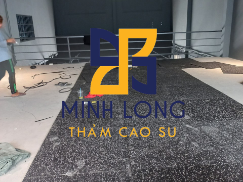 Cung cấp thi công Gạch cao su EPDM dày 25mm, Cỏ Golf CCGrass - LH:0898080320