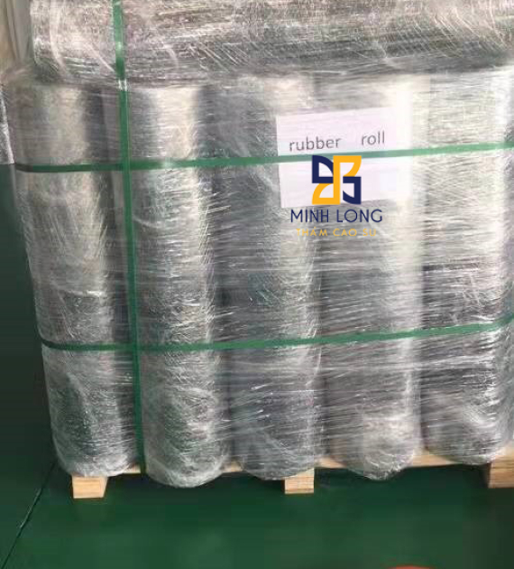 Thảm cao su EPDM chấm xanh lá